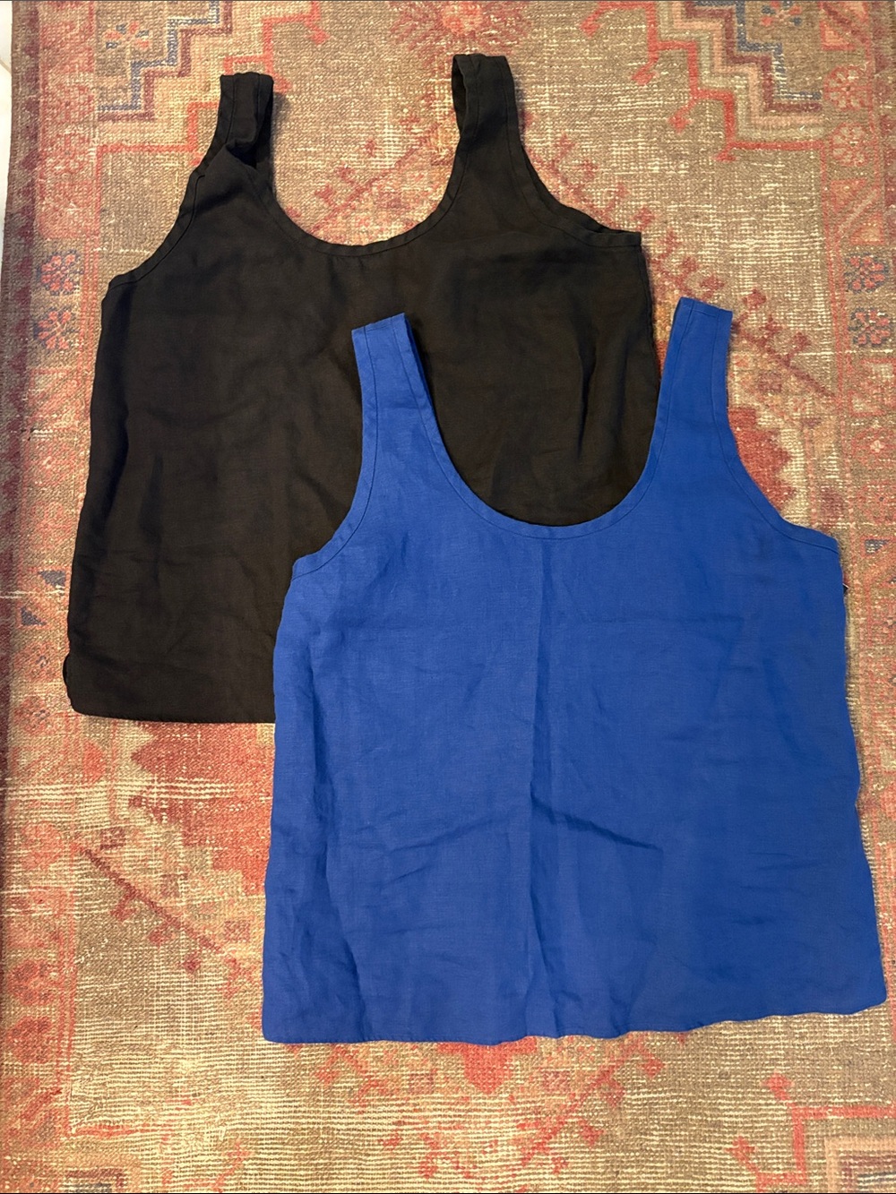 Everlane linen tank lot of 2 size 6